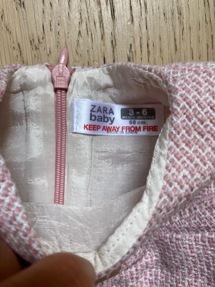 Jolie Robe Zara + body avec col h&M 3 mois - photo numéro 4