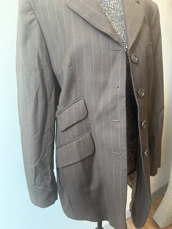Blazer Curling – 100 % laine – Taille 40 – Made in France - photo numéro 2