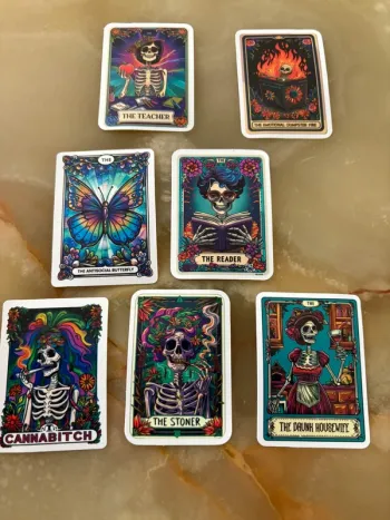 Stickers carte de tarot 7