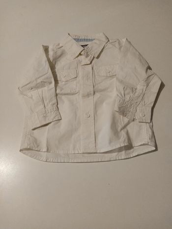 Chemise blanche H&M T 18 mois
