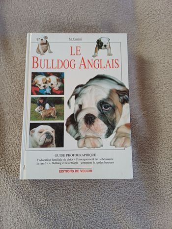 Livre bouledogue anglais