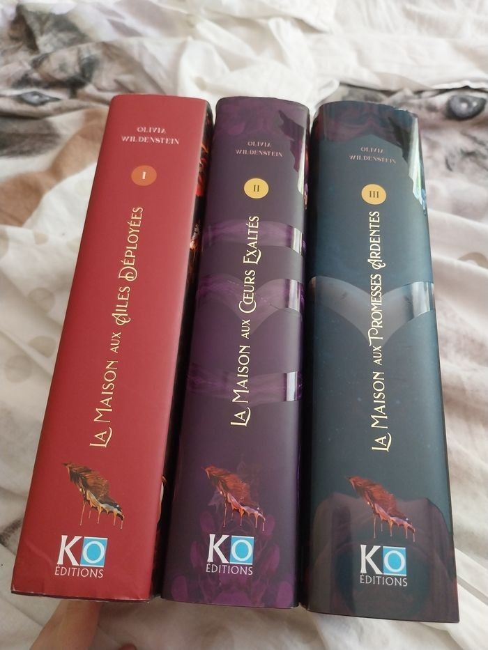 Romans Le Royaume des Corbeaux tomes 1 à 3 Reliés Collectors Olivia Wildenstein Korrigan - photo numéro 7