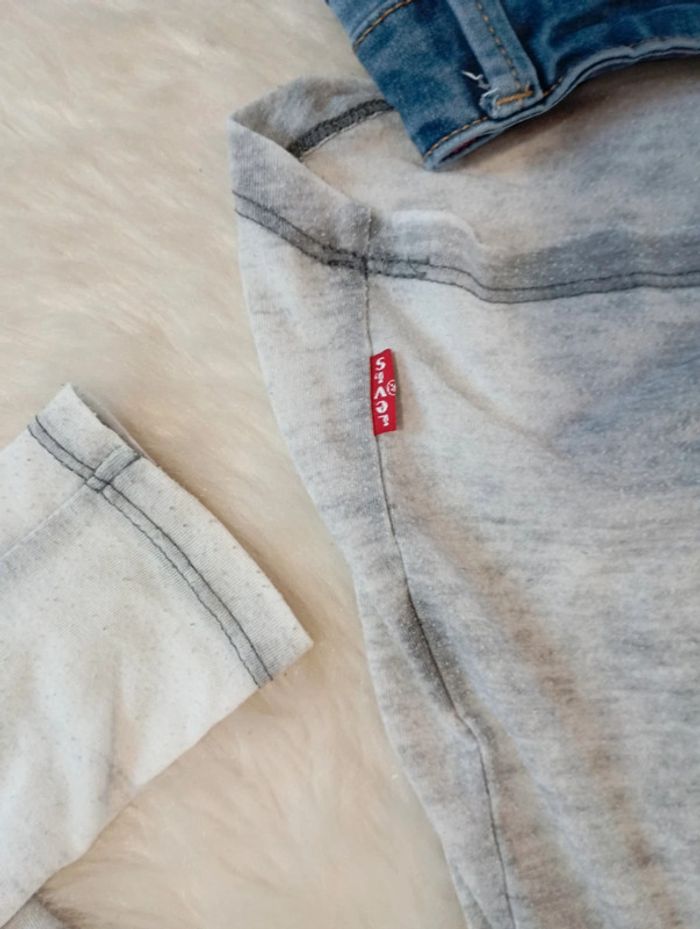 Ensemble fille 5 ans 🌸 short Okaïdi + t-shirt Levi's - photo numéro 8