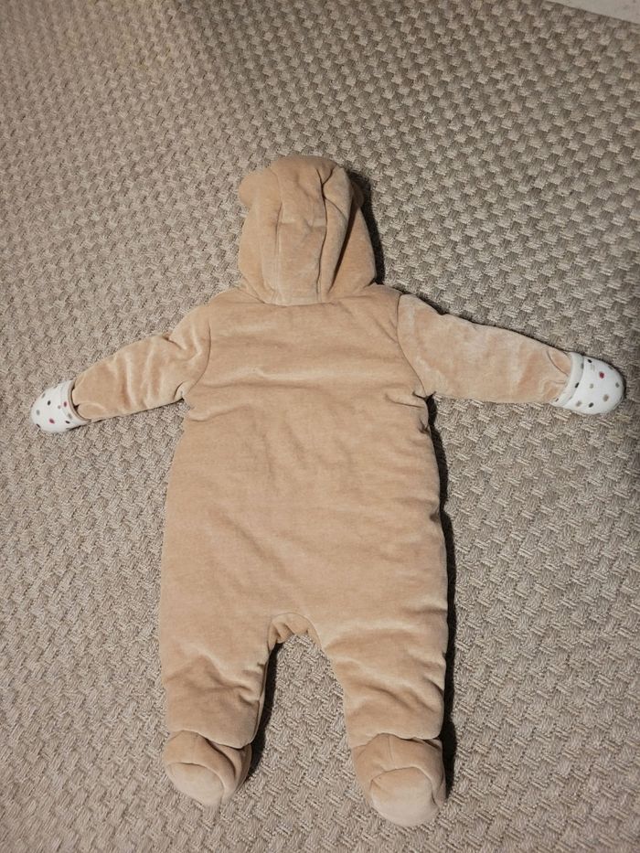 L'Indispensable Hiver : Combinaison Pilote Douillette "My Snowman" - Taille 6 Mois - photo numéro 5