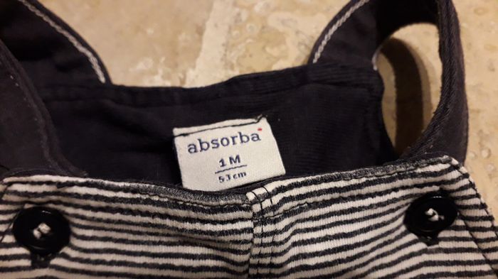 Ensemble salopette + tee-shirt - 1 mois - photo numéro 4