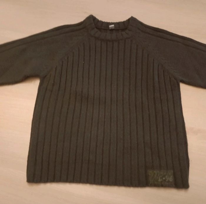 Pull kaki garçon 4 ans