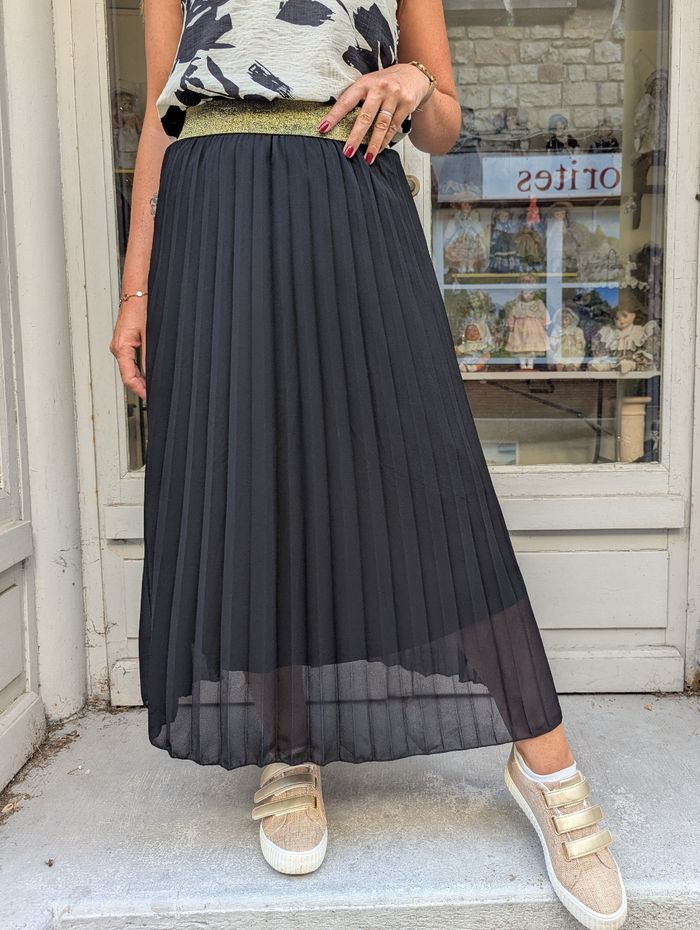 Jupe longue plissée Vienne noir
TU - photo numéro 3