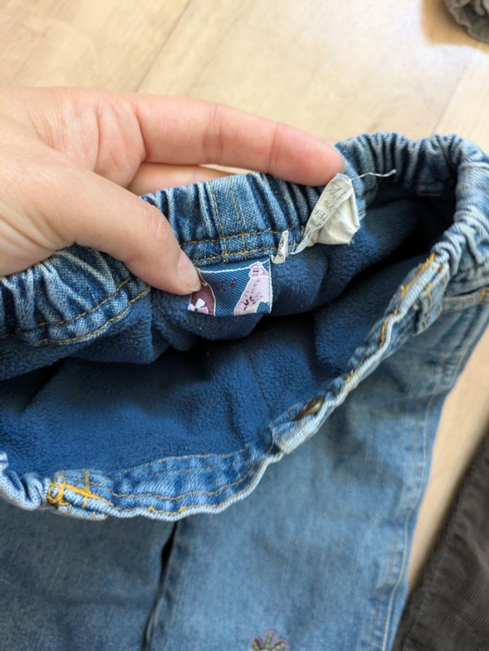 Lot 4 pantalons chaud d'hivers 12 Mois - photo numéro 5