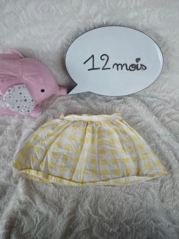 Jupe Fille 12 mois Tout compte fait 100% coton