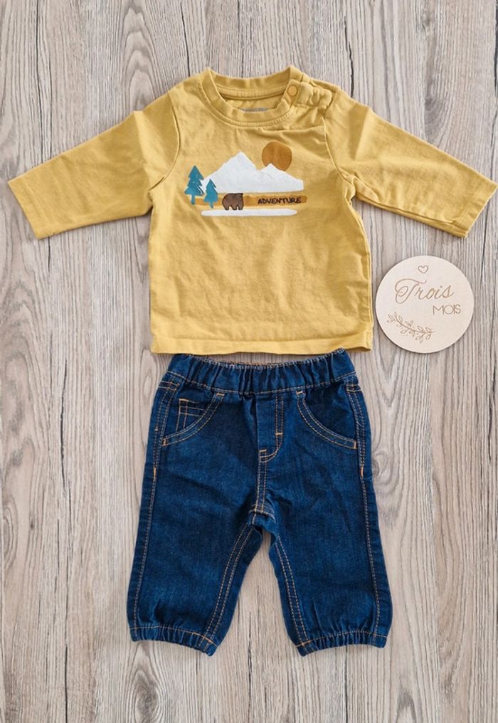 Ensemble bébé garçon 3mois