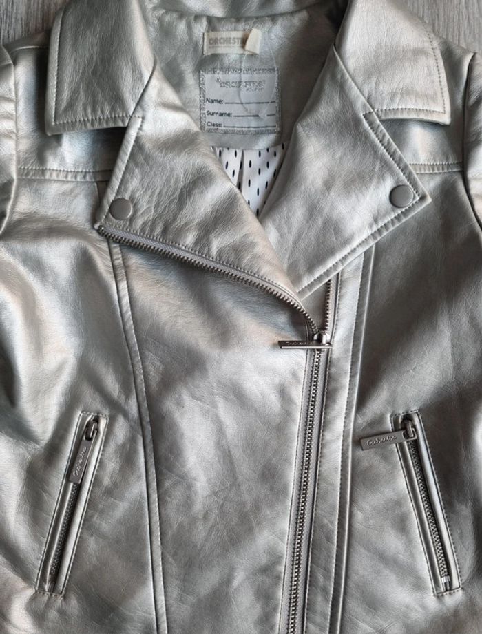 Veste simili cuir 8 ans fille - photo numéro 4