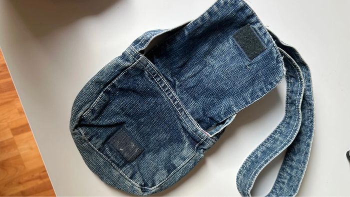 Petit sac en jean avec papillon - photo numéro 4