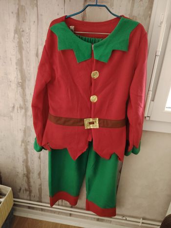 Costume de lutin du Père Noël