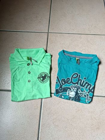 Lot tee shirt et polo verts Orchestra 5 ans