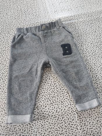 Pantalon bébé gris Tape à l’Œil 12 mois