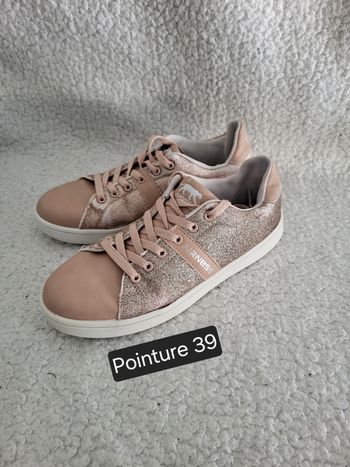 Basket rose pailleté pointure 39