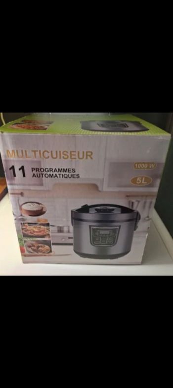 Multicuiseur 11 programme neuf 