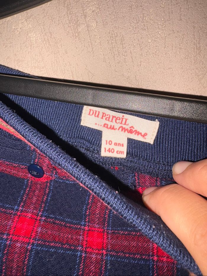 Pantalon à carreaux DU PAREIL AU MÊME – 10 ans (140 cm) - photo numéro 4