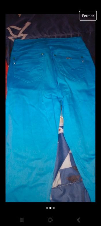 Pantalon simple.bleu ciel.