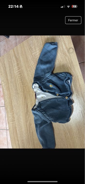 Petit gilet cache cœur 