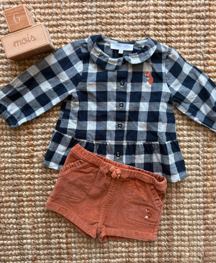 Ensemble Cadet Rousselle 6mois / 68cm