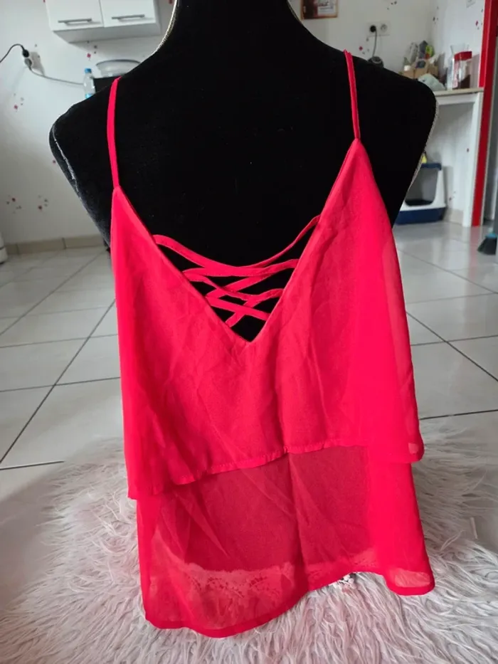 Top femme Rouge T 2XL 46 48