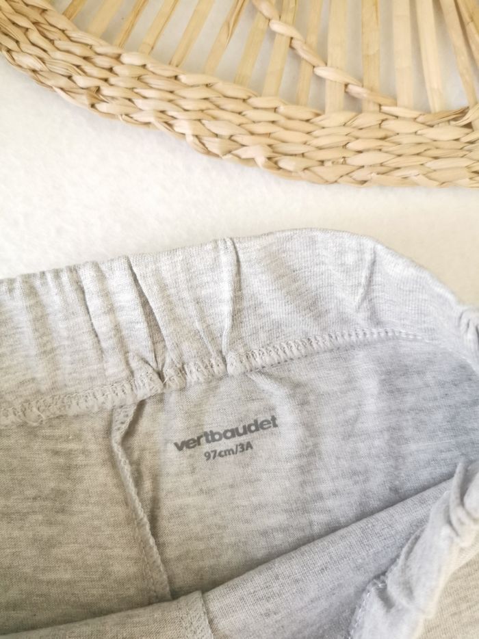 Short gris chiné Vertbaudet 3 Ans - photo numéro 3