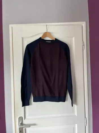 homme – Bizzbee – Taille S – Bordeaux & Bleu – Très bon état