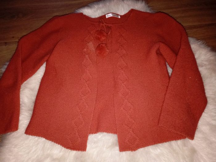 Lot fille jupe Guess (Q) + cardigan pompon Lola palacios 10 ans 👑 - photo numéro 7