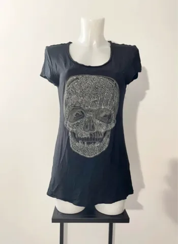 T-shirt Zara tête de mort