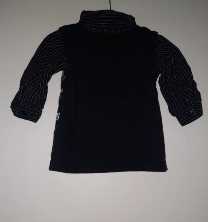 Tee shirt chemise kimbaloo taille 12 mois - photo numéro 4