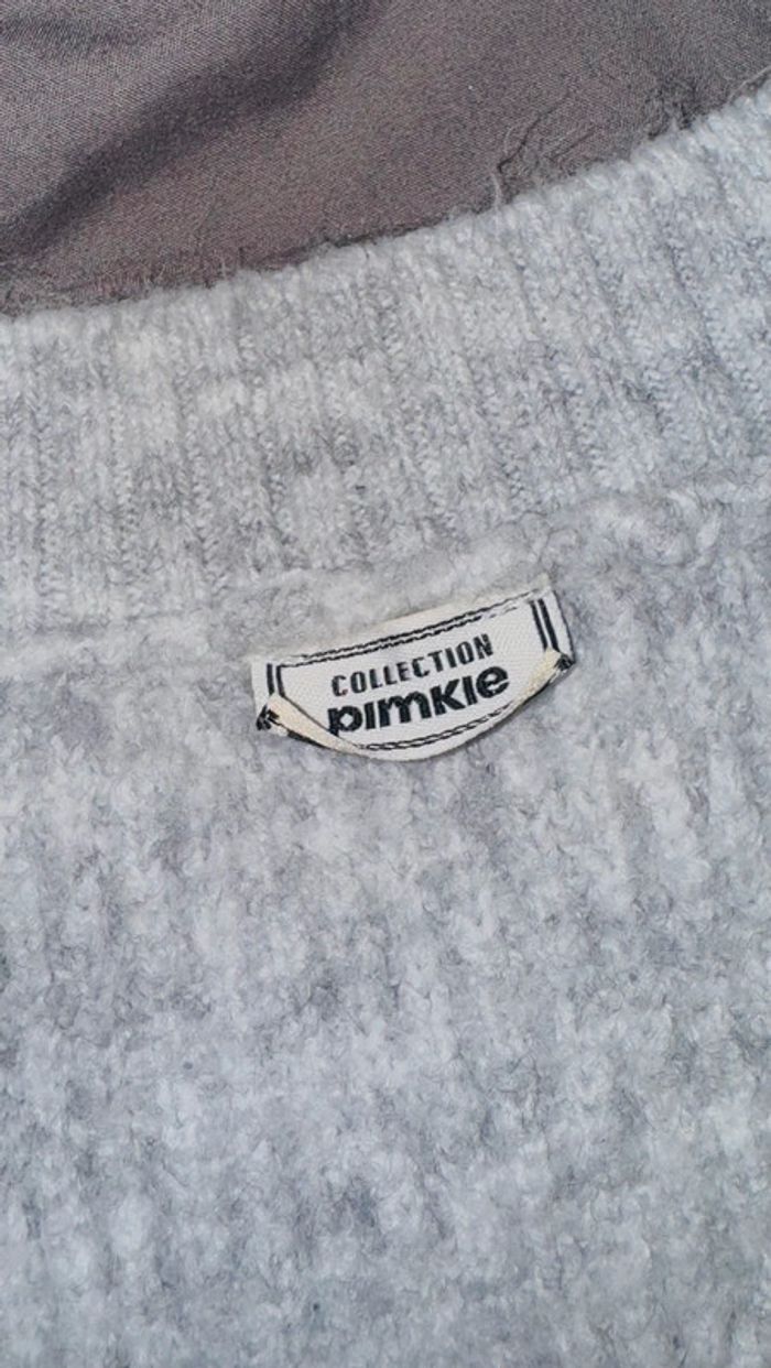 Pull gris - photo numéro 2