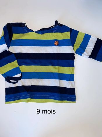Tee shirt 9 mois