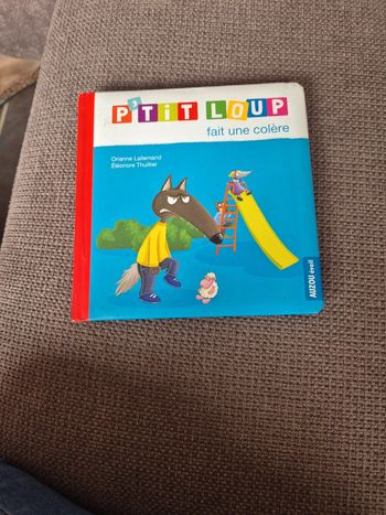 Livre enfant p’tit loup fait une colère