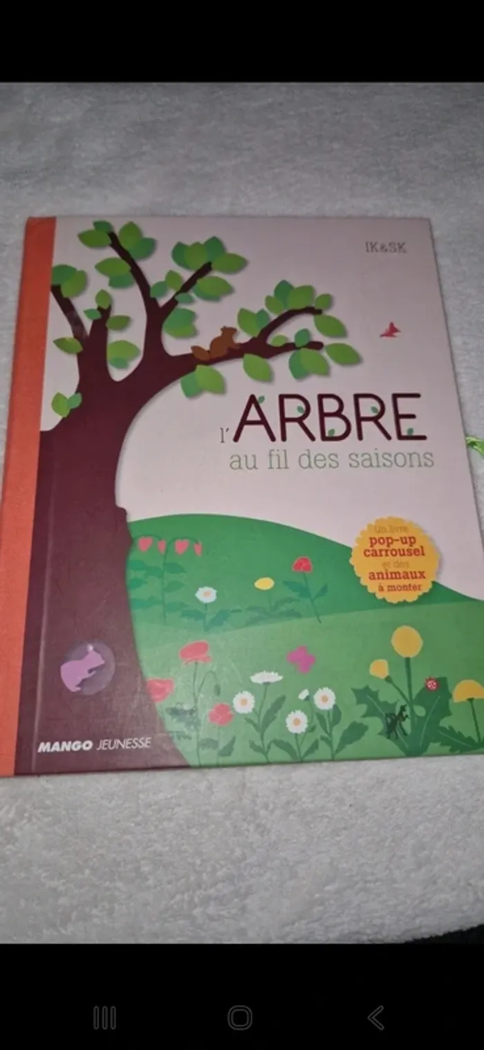 Livre jeunesse l'arbre au fil des saisons