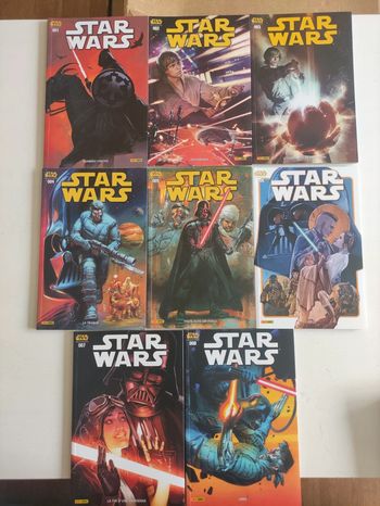 Lot comics Star Wars tome 1 à 8 panini comics intégrale