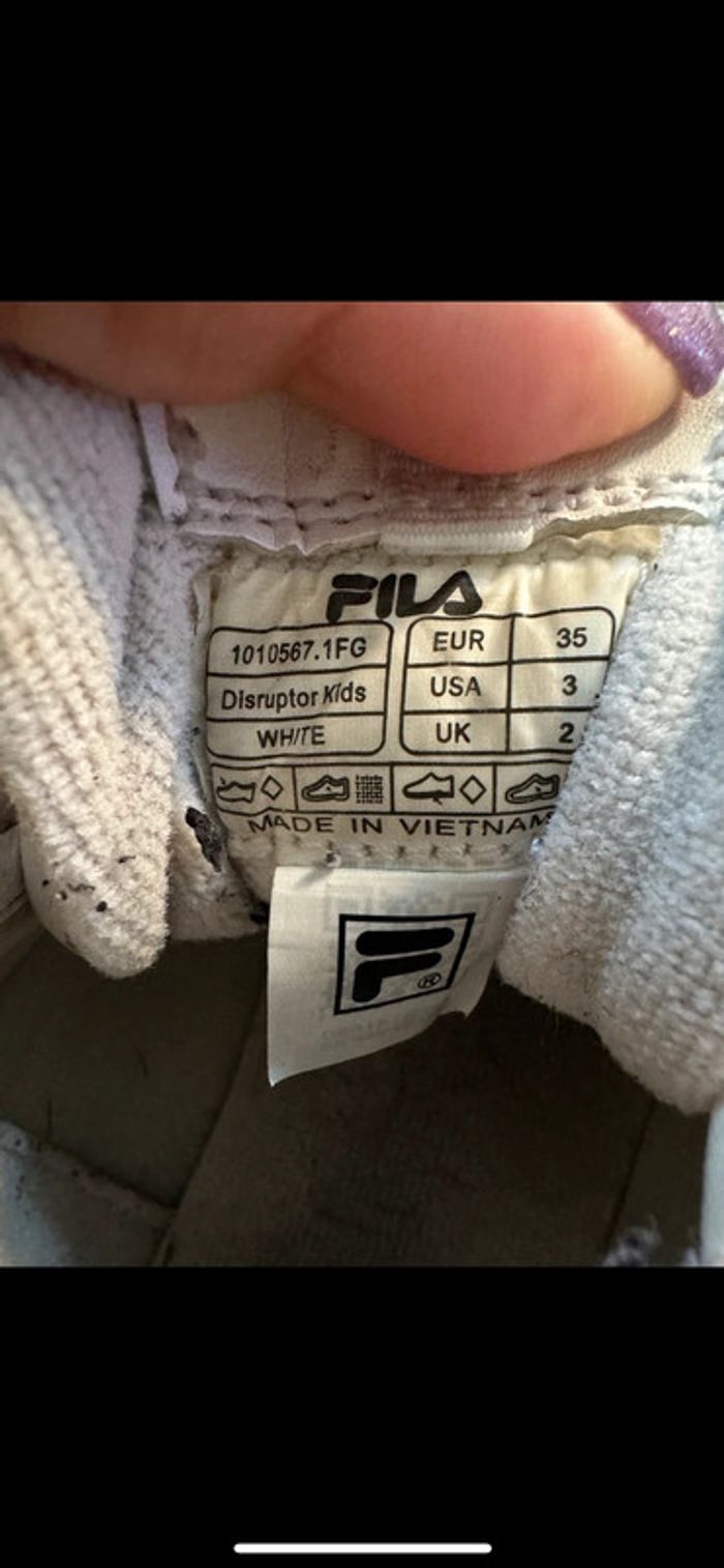 Baskets Fila authentique Pointure 35 - photo numéro 4