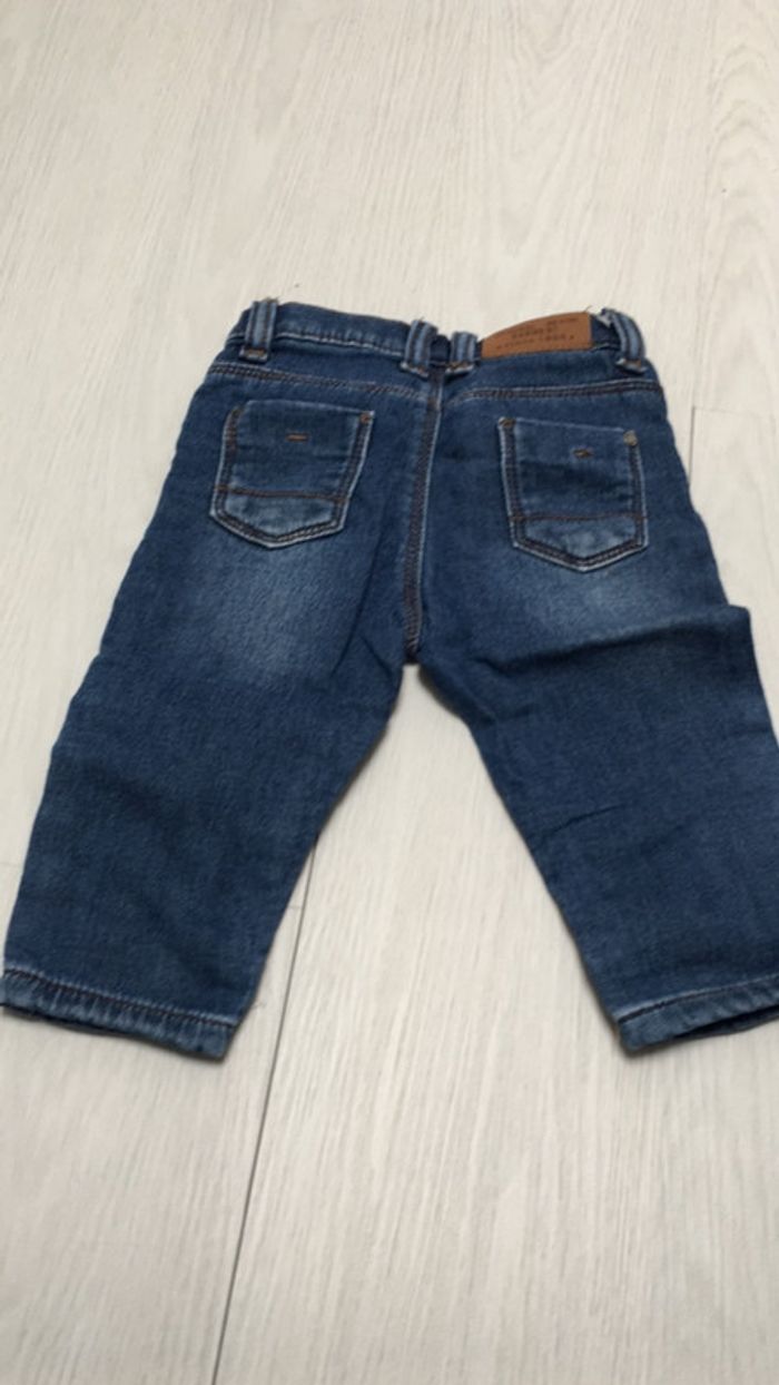 Jean bleu tex 6 mois - photo numéro 3