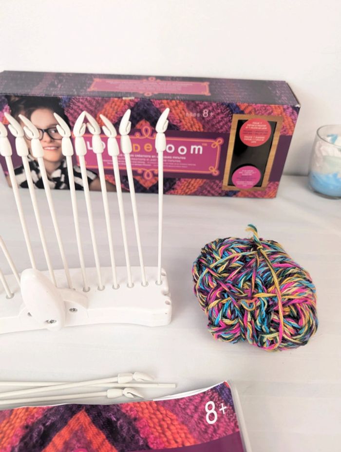 Loopdeloom activité manuelle laine maille multicolore - photo numéro 4