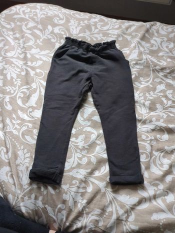Pantalon jogging élégant noeud fille 3-4 ans noir Zara neuf