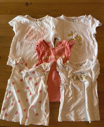 Lot t-shirt 18 mois