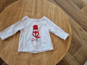 Tee shirt fille 3 mois