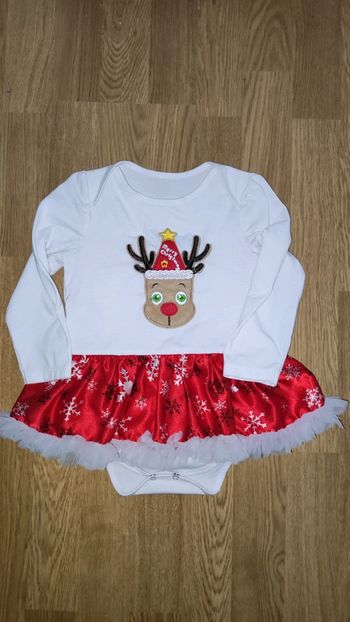 Costume déguisement body jupe pour Noël.