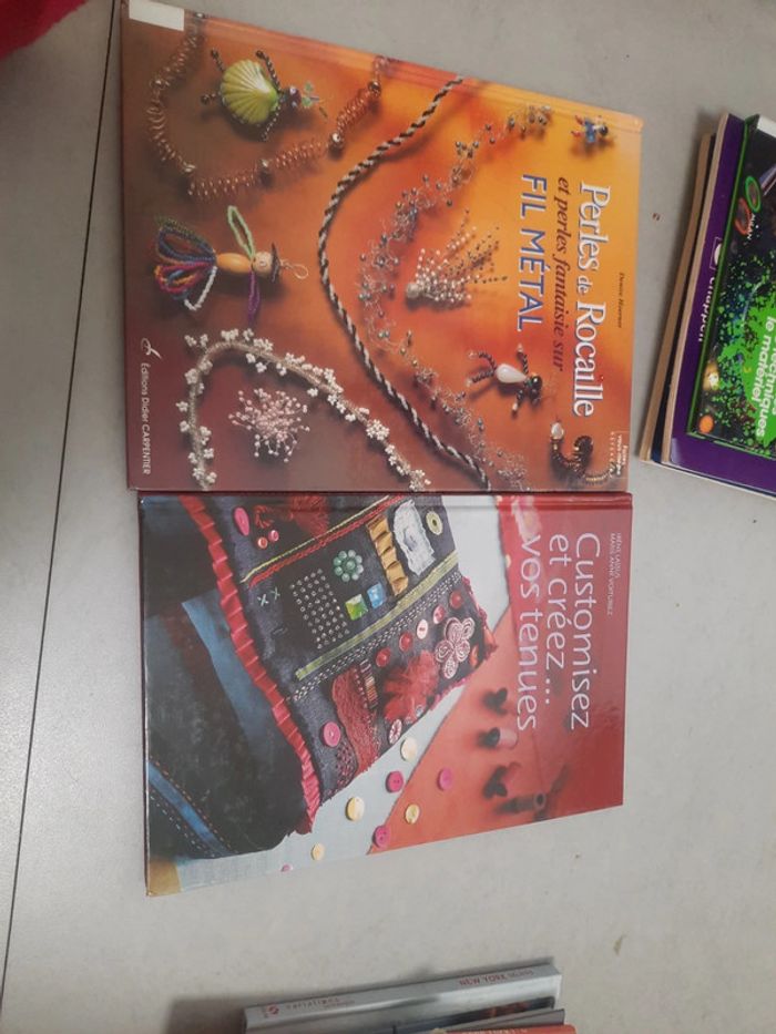 Lot livres création manuelles