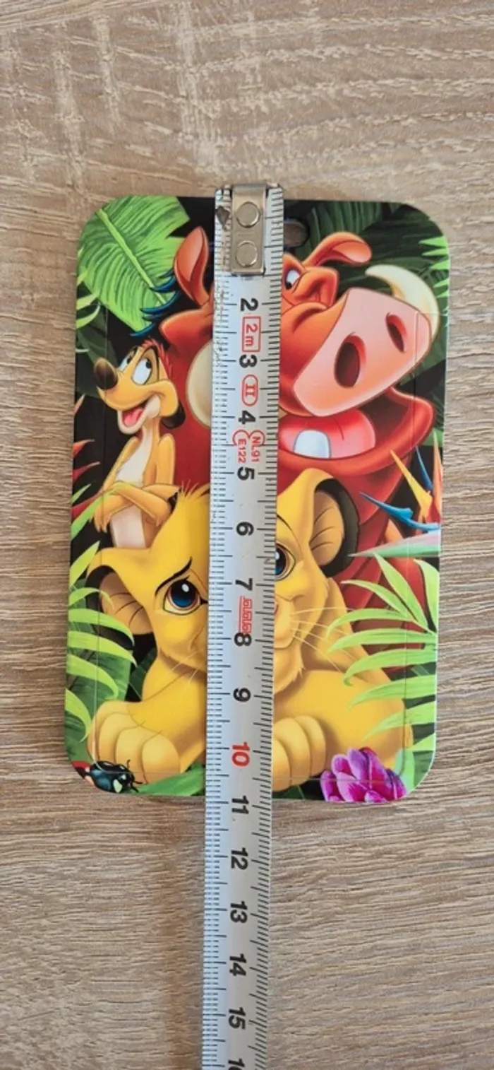 Porte carte d'identité Le Roi Lion avec une lanière fantaisie. - photo numéro 5