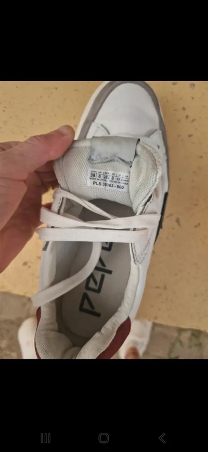 Basket pépé jeans taille. 39 Tres bon etat - photo numéro 6