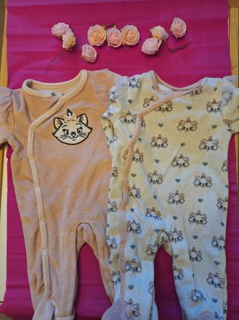2pyjama bébé fille 3mois orchestra
