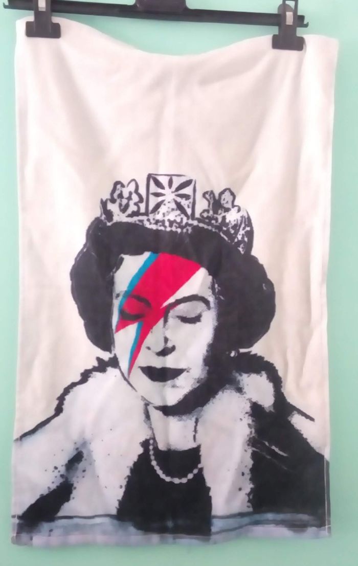 🌿 Torchon la reine Elisabeth d'art Towels 🌿