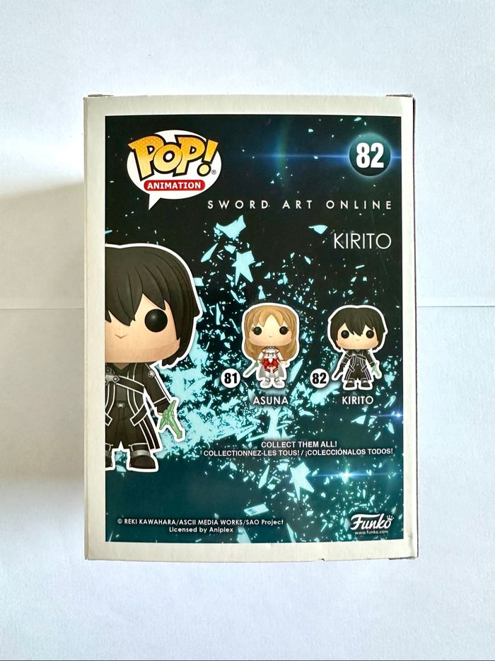 Figurine Funko Pop Kirito numéro 82 Sword Art Online - photo numéro 3