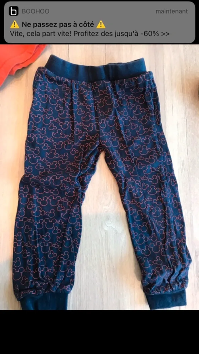 Pyjama Mickey taille 3 ans - photo numéro 4